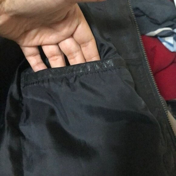 H&M 𝅺Divided Black Leather Jacket 32/US 2 - Picture 5 of 9